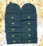 Bundel van 10 geborduurde beanies – met logo of eigen tekst